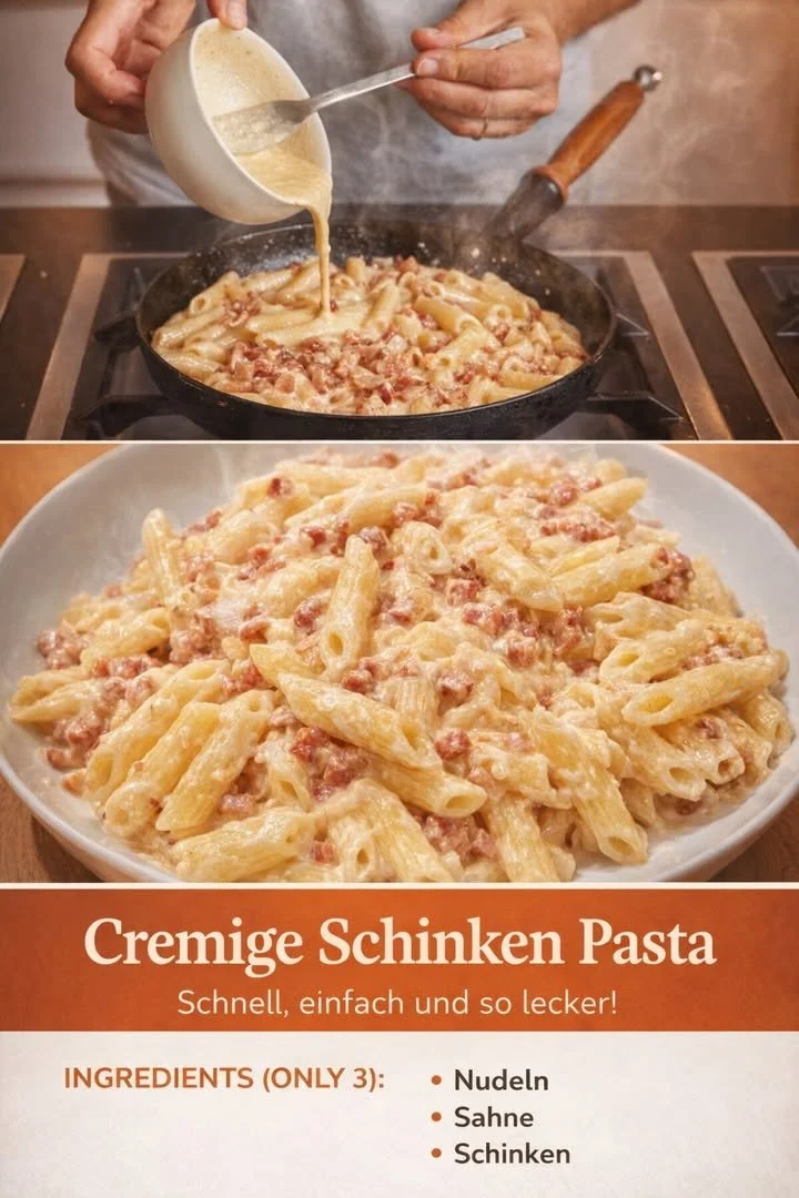 Leckere cremige Sauce für ein schnelles Abendessen nach langen Tagen