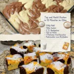 Kreative Tag und Nacht Kuchen mit harmonischen Geschmacksrichtungen und ansprechender Optik.