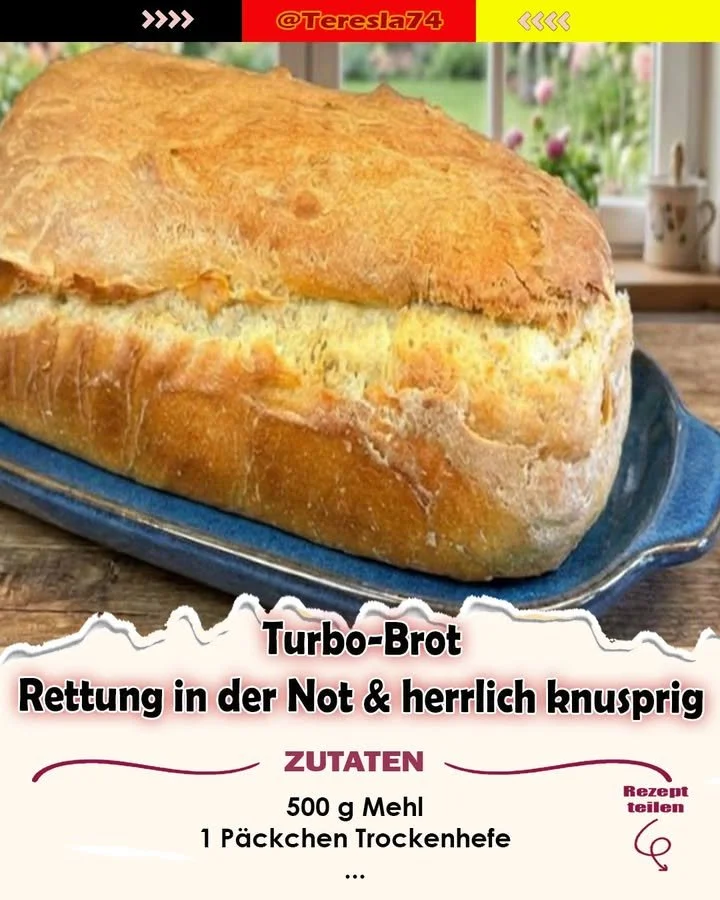 Turbo-Brot Rezept für schnelles und gesundes Brot