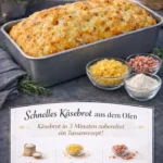Überbackenes Käsebrot mit geschmolzenem Käse und knusprigem Brot