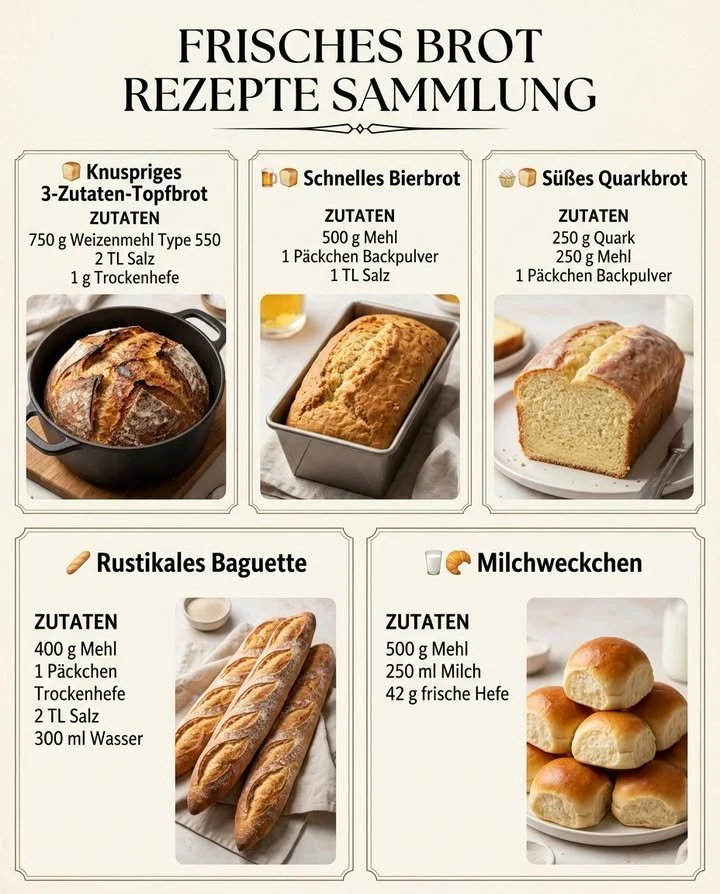 Ein frisch gebackenes Brot, das im Haus köstlich duftet.