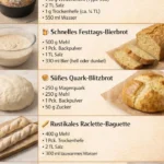 Ein frisch gebackenes Brot, knusprig und fluffig für einfaches Backen zu Hause