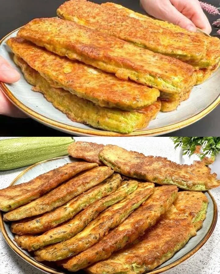 Gericht aus Zucchini mit Eiern, lecker und gesund zubereitet