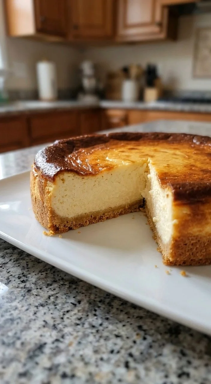 Schneller Käsekuchen, in 15 Minuten zubereitet, mit frischen Zutaten