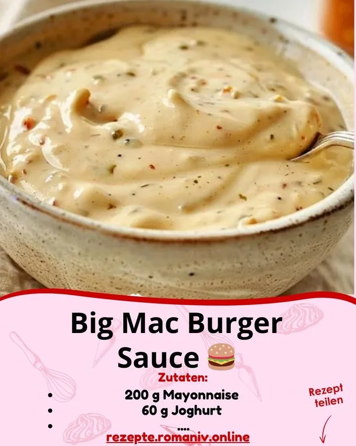 Big Mac Burger Soße Rezept für den perfekten Geschmack zu Hause