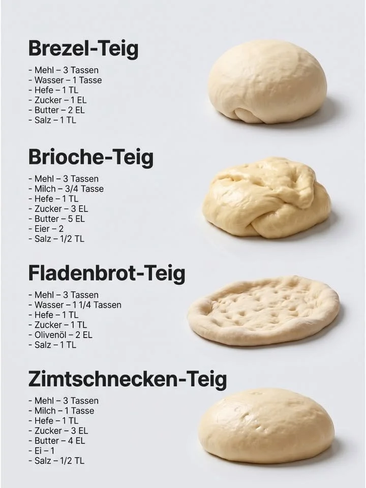 Brezel-Teig Rezept für frische, hausgemachte Brezeln