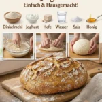 Hausgemachtes gutes Brot mit ehrlichen Zutaten und viel Liebe gebacken