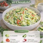 Einfacher Chinakohlsalat mit frischen Zutaten