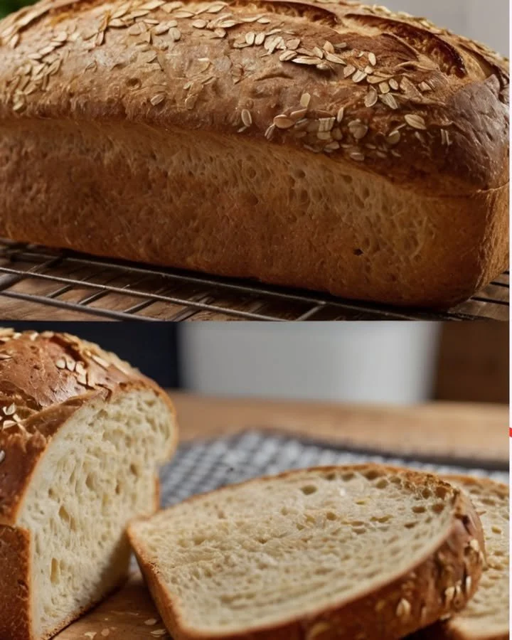 Haferbrot mit Quark, nährstoffreich und ohne Hefe, gesundes Rezept.