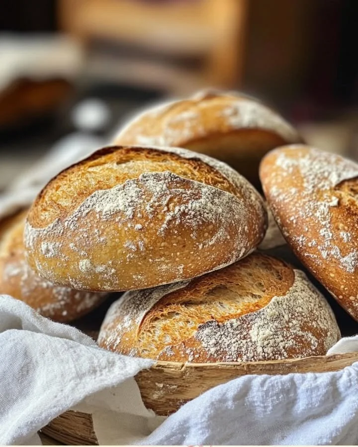 Hausgemachte Dinkel-Vollkorn-Brötchen frisch aus dem Ofen