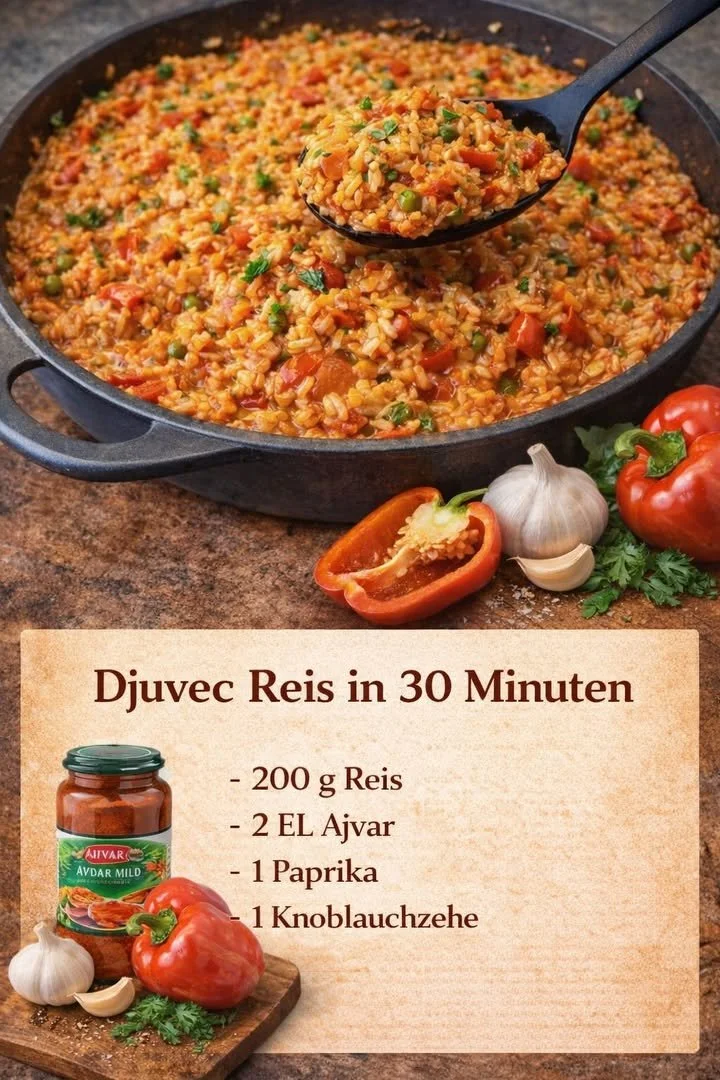Leckeres Pfannengericht mit Reis, zubereitet in 30 Minuten, besser als im Restaurant.