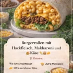 Saftiger Käse-Burger mit frischem Belag und geschmolzenem Käse