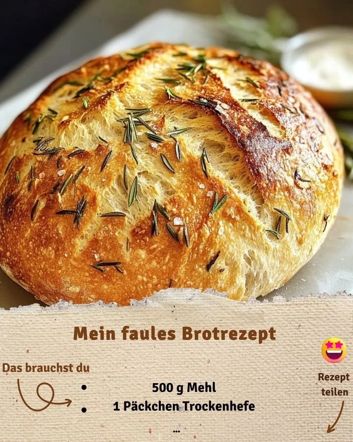 Mein faules Brotrezept für einfaches und leckeres Brot backen
