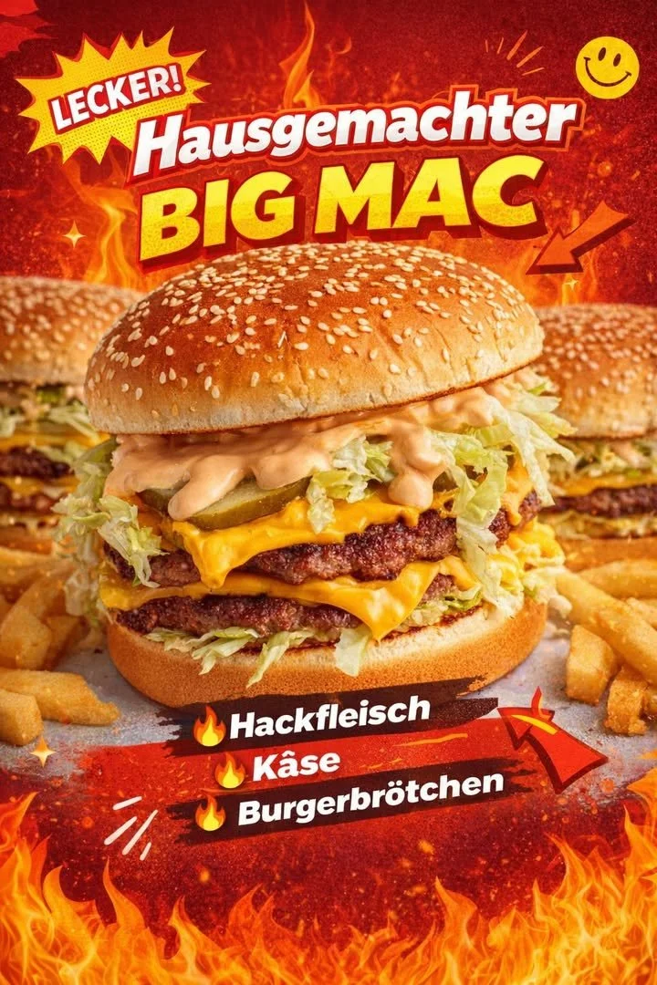 Saftiger Burger mit frischen Zutaten und würzigem Belag