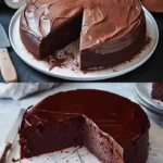 Schokoladenkuchen mit Frischkäse - saftig und schokoladig