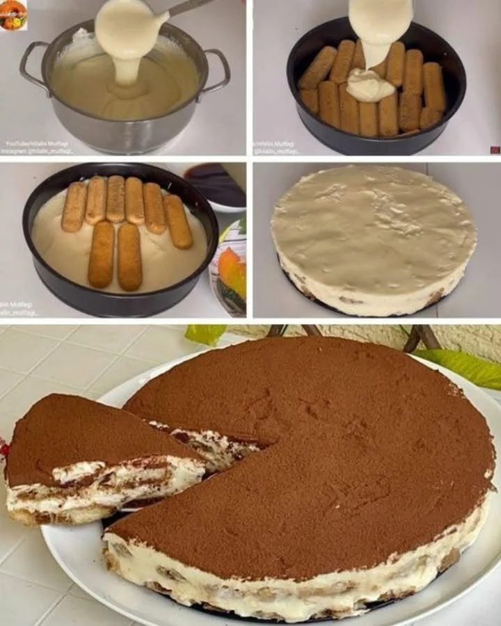 Schnelle Tiramisu-Torte in 10 Minuten zubereiten - einfaches Rezept