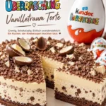 Torte Vanille mit Kinder Überraschung für einen süßen Genuss