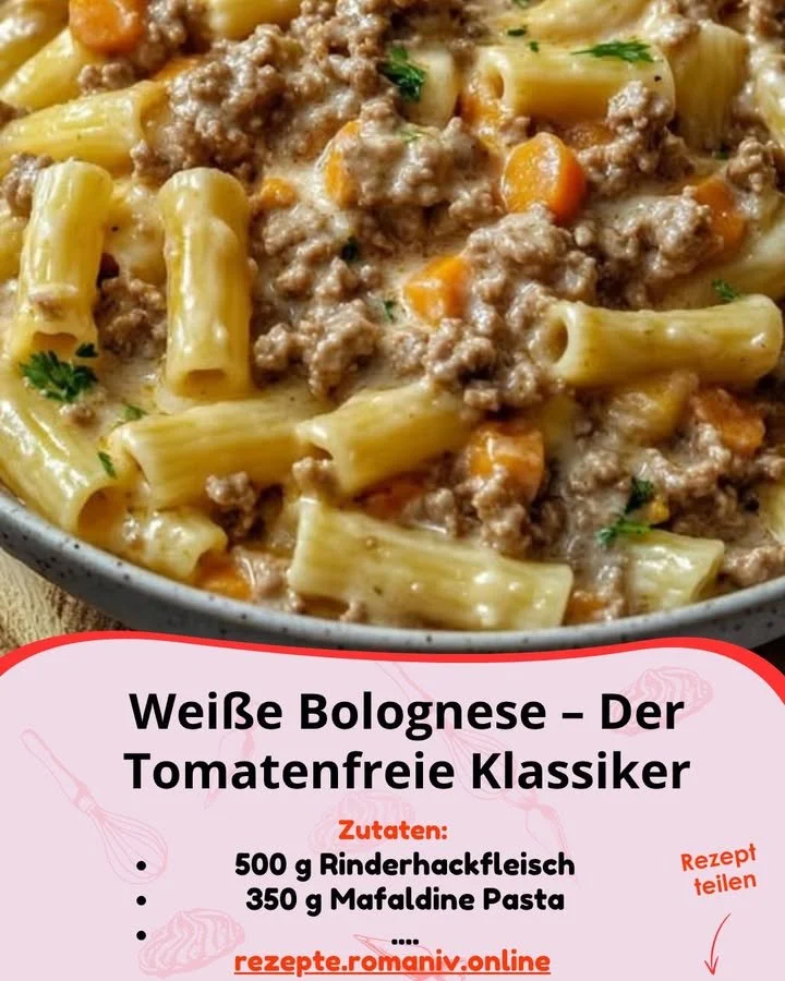 Weiße Bolognese - Tomatenfreies Rezept für italienischen Genuss