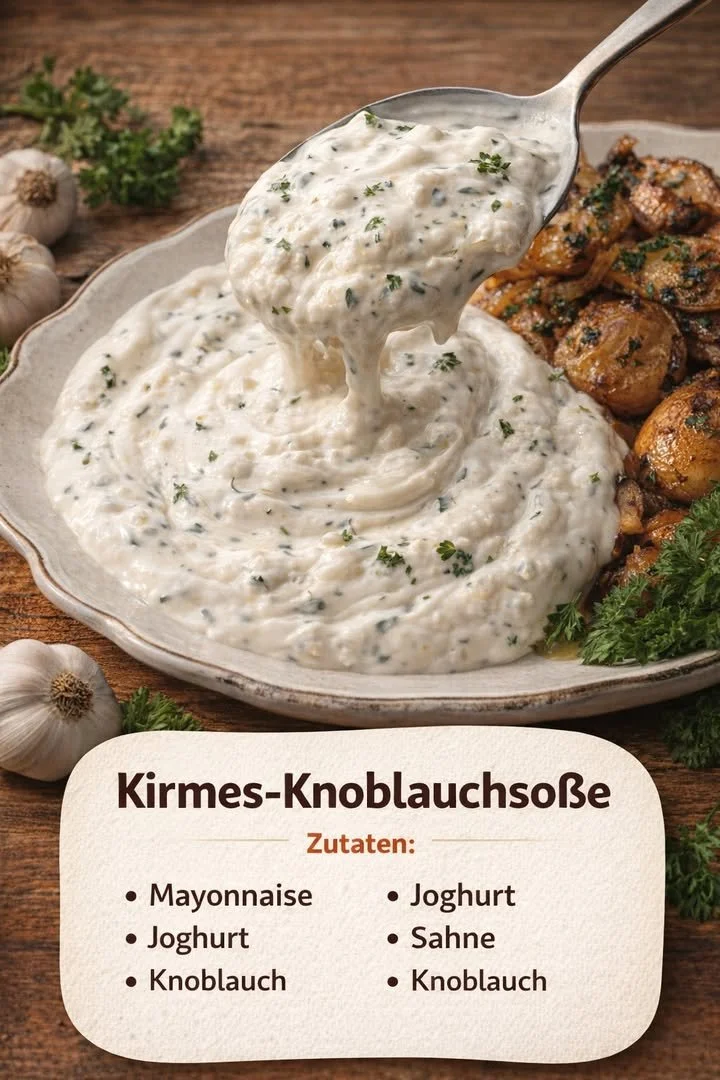 Würzige cremige Soße in einer Schüssel, ideal für verschiedene Gerichte.