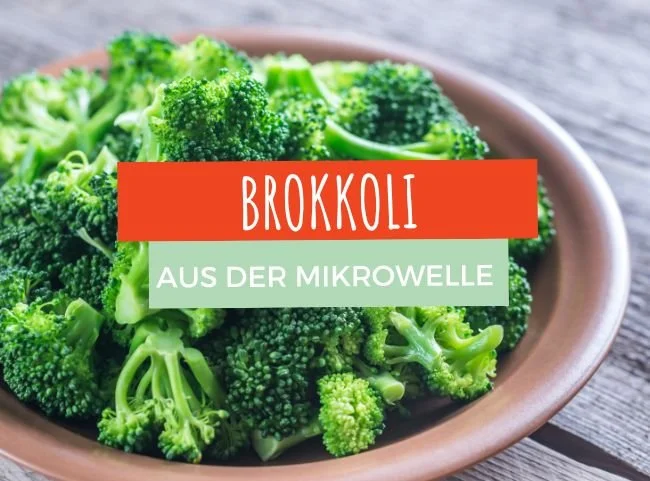 Frischer Brokkoli in der Mikrowelle zubereiten - Schritt für Schritt Anleitung