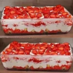 Das beste Erdbeer Tiramisu mit frischen Erdbeeren und Mascarpone-Creme