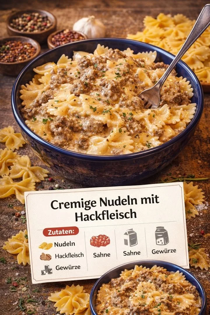 Cremiges und herzhaftes Comfort Food Rezept in 20 Minuten zubereitet