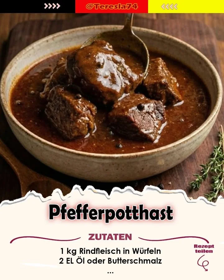 Pfefferpotthast - Ein herzhaftes, traditionelles Gericht der deutschen Küche