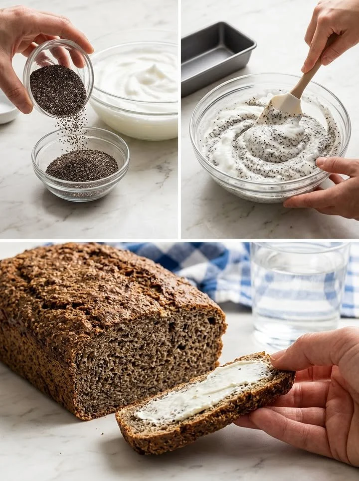 2-Zutaten Proteinbrot Rezept für einen schnellen und gesunden Snack